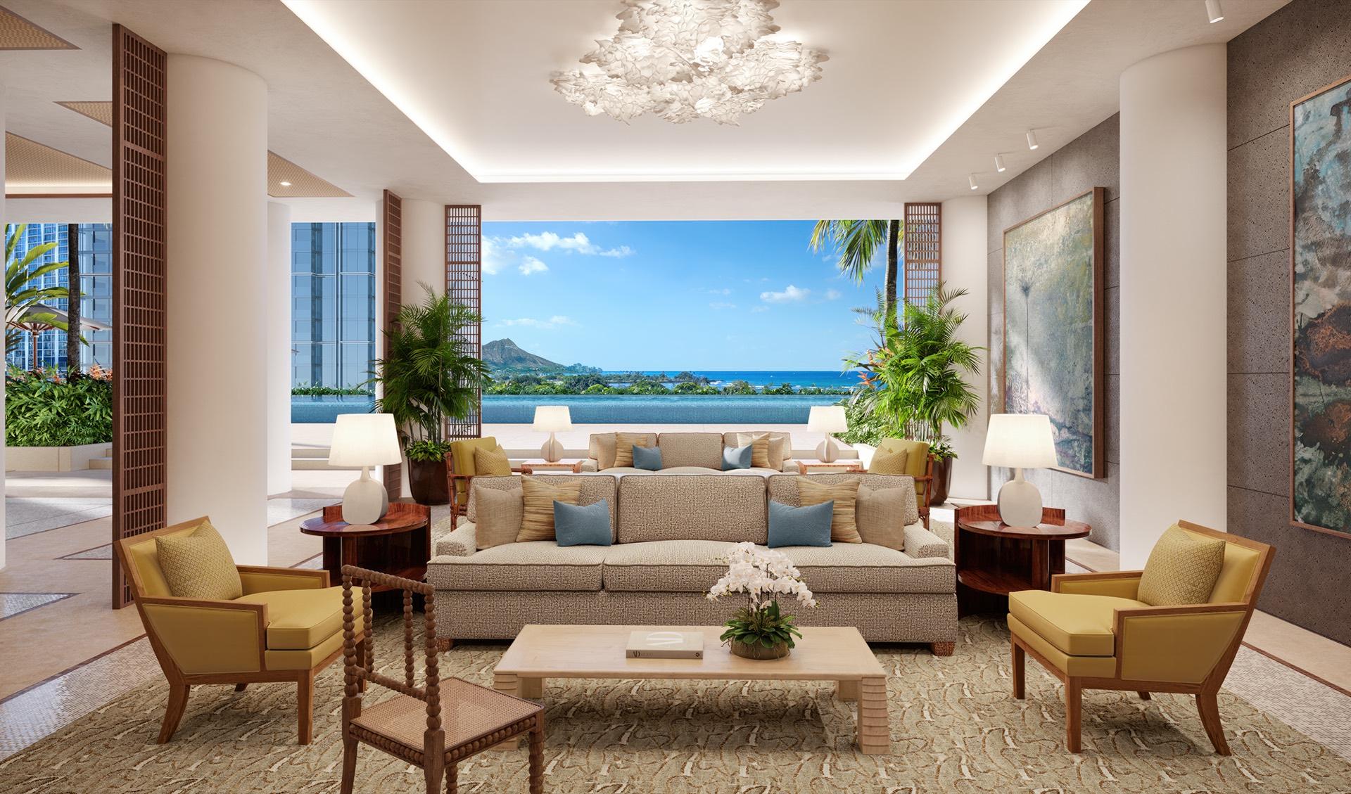 Amenity lobby (rendering)